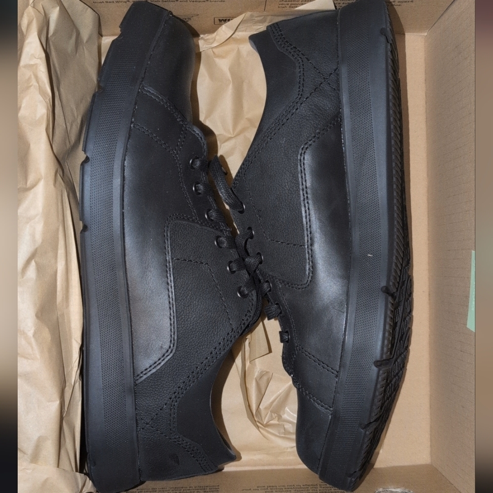 Black Leather Red Wing Men's Shoes Size 13